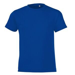 SOLS Childrens/Kids Regent Short Sleeve Fitted T-Shirt / Royal Blue